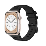 Correia de relógio em silicone líquido Loners, para Apple Watch Series 5 44mm, para Apple Watch Series 4 44mm, para Apple Watch Series 3 42mm