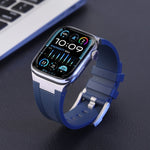 Correia de relógio em silicone líquido Loners, para Apple Watch Ultra 49mm, para Apple Watch Series 8 45mm, para Apple Watch SE 2022 44mm