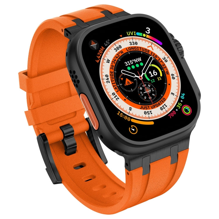 Correia de relógio em silicone líquido com textura de grão de pedra, para Apple Watch Series 8 45mm, para Apple Watch SE 2022 44mm, para Apple Watch Series 7 45mm, para Apple Watch SE 44mm