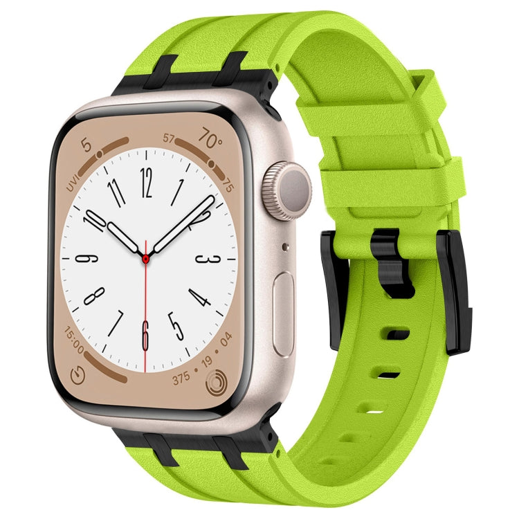 Correia de relógio em silicone líquido com textura de grão de pedra, para Apple Watch Series 8 45mm, para Apple Watch SE 2022 44mm, para Apple Watch Series 7 45mm, para Apple Watch SE 44mm