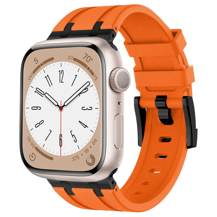 Correia de relógio em silicone líquido com textura de grão de pedra, para Apple Watch Series 8 45mm, para Apple Watch SE 2022 44mm, para Apple Watch Series 7 45mm, para Apple Watch SE 44mm