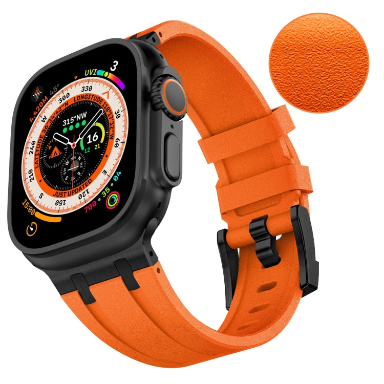 Correia de relógio em silicone líquido com textura de grão de pedra, para Apple Watch Series 6 44mm, para Apple Watch Series 5 44mm, para Apple Watch Series 4 44mm, para Apple Watch Series 3 42mm