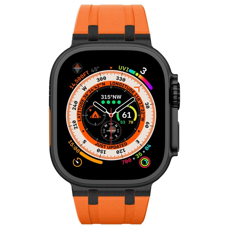 Correia de relógio em silicone líquido com textura de grão de pedra, para Apple Watch Series 6 44mm, para Apple Watch Series 5 44mm, para Apple Watch Series 4 44mm, para Apple Watch Series 3 42mm