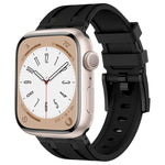 Correia de relógio em silicone líquido com textura de grão de pedra, para Apple Watch Series 6 44mm, para Apple Watch Series 5 44mm, para Apple Watch Series 4 44mm, para Apple Watch Series 3 42mm