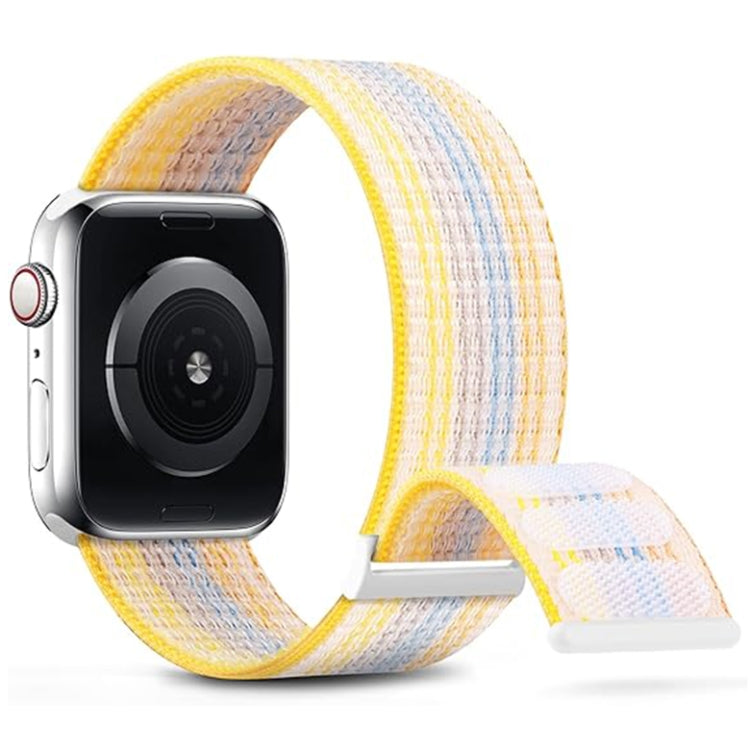 Dual Hook and Loop Nylon Watch Band, For Apple Watch Series 7 41mm, For Apple Watch Series 7 45mm, For Apple Watch SE 40mm, For Apple Watch SE 44mm, For Apple Watch Series 6 40mm