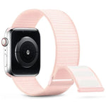 Dual Hook and Loop Nylon Watch Band, For Apple Watch 38mm
