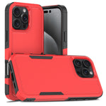 Capa de Telemóvel 2 em 1 em PC + TPU, Para iPhone 17e / 16e, Para iPhone 17 Pro Max, Para iPhone 17 Pro, Para iPhone 17, Para iPhone Air, Para iPhone 16 Pro Max, Para iPhone 16 Pro, Para iPhone 16 Plus