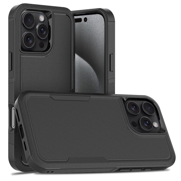 Capa de Telemóvel 2 em 1 em PC + TPU, Para iPhone 17e / 16e, Para iPhone 17 Pro Max, Para iPhone 17 Pro, Para iPhone 17, Para iPhone Air, Para iPhone 16 Pro Max, Para iPhone 16 Pro, Para iPhone 16 Plus