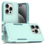 Capa de Telemóvel 2 em 1 em PC + TPU, Para iPhone 17e / 16e, Para iPhone 17 Pro Max, Para iPhone 17 Pro, Para iPhone 17, Para iPhone Air, Para iPhone 16 Pro Max, Para iPhone 16 Pro, Para iPhone 16 Plus