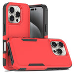 Capa de Telemóvel 2 em 1 em PC + TPU, Para iPhone 17e / 16e, Para iPhone 17 Pro Max, Para iPhone 17 Pro, Para iPhone 17, Para iPhone Air, Para iPhone 16 Pro Max, Para iPhone 16 Pro, Para iPhone 16 Plus