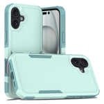 Capa de Telemóvel 2 em 1 em PC + TPU, Para iPhone 17e / 16e, Para iPhone 17 Pro Max, Para iPhone 17 Pro, Para iPhone 17, Para iPhone Air, Para iPhone 16 Pro Max, Para iPhone 16 Pro, Para iPhone 16 Plus