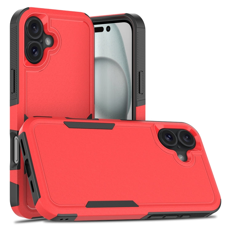 Capa de Telemóvel 2 em 1 em PC + TPU, Para iPhone 17e / 16e, Para iPhone 17 Pro Max, Para iPhone 17 Pro, Para iPhone 17, Para iPhone Air, Para iPhone 16 Pro Max, Para iPhone 16 Pro, Para iPhone 16 Plus