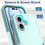 Capa de Telemóvel 2 em 1 PC + TPU, Para iPhone 16, Para iPhone 15 Pro Max, Para iPhone 15 Pro, Para iPhone 15 Plus, Para iPhone 15, Para iPhone SE 2022 / 2020 / 8 / 7 / 6, Para iPhone X / XS, Para iPhone XR