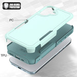 Capa de Telemóvel 2 em 1 PC + TPU, Para iPhone 16, Para iPhone 15 Pro Max, Para iPhone 15 Pro, Para iPhone 15 Plus, Para iPhone 15, Para iPhone SE 2022 / 2020 / 8 / 7 / 6, Para iPhone X / XS, Para iPhone XR