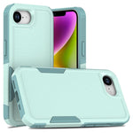 Capa de Telemóvel 2 em 1 em PC + TPU, Para iPhone 17e / 16e, Para iPhone 17 Pro Max, Para iPhone 17 Pro, Para iPhone 17, Para iPhone Air, Para iPhone 16 Pro Max, Para iPhone 16 Pro, Para iPhone 16 Plus