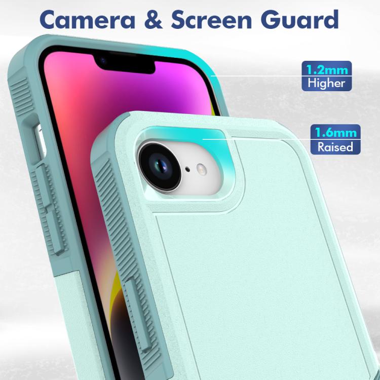 Capa de Telemóvel 2 em 1 em PC + TPU, Para iPhone 17e / 16e, Para iPhone 17 Pro Max, Para iPhone 17 Pro, Para iPhone 17, Para iPhone Air, Para iPhone 16 Pro Max, Para iPhone 16 Pro, Para iPhone 16 Plus