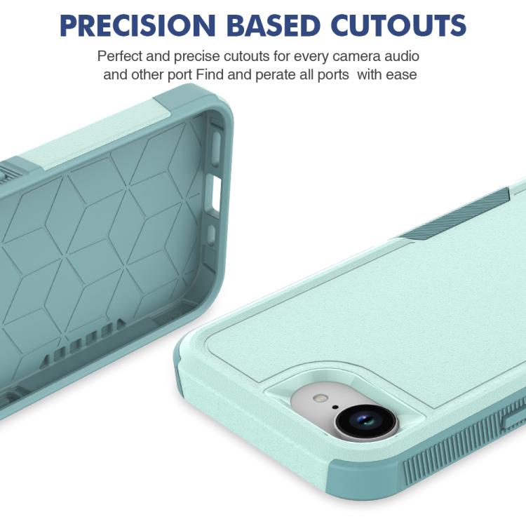 Capa de Telemóvel 2 em 1 em PC + TPU, Para iPhone 17e / 16e, Para iPhone 17 Pro Max, Para iPhone 17 Pro, Para iPhone 17, Para iPhone Air, Para iPhone 16 Pro Max, Para iPhone 16 Pro, Para iPhone 16 Plus