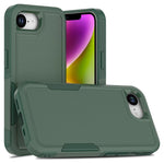 Capa de Telemóvel 2 em 1 em PC + TPU, Para iPhone 17e / 16e, Para iPhone 17 Pro Max, Para iPhone 17 Pro, Para iPhone 17, Para iPhone Air, Para iPhone 16 Pro Max, Para iPhone 16 Pro, Para iPhone 16 Plus