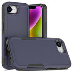 Capa de Telemóvel 2 em 1 em PC + TPU, Para iPhone 17e / 16e, Para iPhone 17 Pro Max, Para iPhone 17 Pro, Para iPhone 17, Para iPhone Air, Para iPhone 16 Pro Max, Para iPhone 16 Pro, Para iPhone 16 Plus