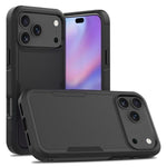 Capa de Telemóvel 2 em 1 em PC + TPU, Para iPhone 17e / 16e, Para iPhone 17 Pro Max, Para iPhone 17 Pro, Para iPhone 17, Para iPhone Air, Para iPhone 16 Pro Max, Para iPhone 16 Pro, Para iPhone 16 Plus