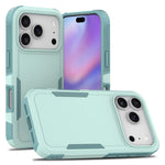 Capa de Telemóvel 2 em 1 em PC + TPU, Para iPhone 17e / 16e, Para iPhone 17 Pro Max, Para iPhone 17 Pro, Para iPhone 17, Para iPhone Air, Para iPhone 16 Pro Max, Para iPhone 16 Pro, Para iPhone 16 Plus