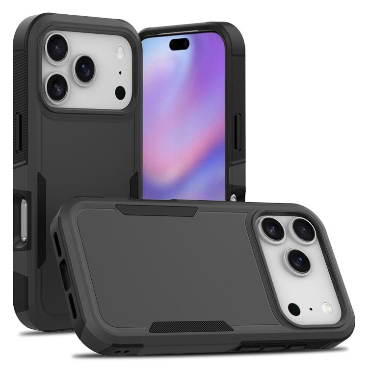 Capa de Telemóvel 2 em 1 em PC + TPU, Para iPhone 17e / 16e, Para iPhone 17 Pro Max, Para iPhone 17 Pro, Para iPhone 17, Para iPhone Air, Para iPhone 16 Pro Max, Para iPhone 16 Pro, Para iPhone 16 Plus