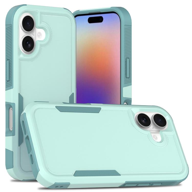 Capa de Telemóvel 2 em 1 em PC + TPU, Para iPhone 17e / 16e, Para iPhone 17 Pro Max, Para iPhone 17 Pro, Para iPhone 17, Para iPhone Air, Para iPhone 16 Pro Max, Para iPhone 16 Pro, Para iPhone 16 Plus