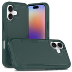 Capa de Telemóvel 2 em 1 em PC + TPU, Para iPhone 17e / 16e, Para iPhone 17 Pro Max, Para iPhone 17 Pro, Para iPhone 17, Para iPhone Air, Para iPhone 16 Pro Max, Para iPhone 16 Pro, Para iPhone 16 Plus