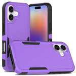 Capa de Telemóvel 2 em 1 em PC + TPU, Para iPhone 17e / 16e, Para iPhone 17 Pro Max, Para iPhone 17 Pro, Para iPhone 17, Para iPhone Air, Para iPhone 16 Pro Max, Para iPhone 16 Pro, Para iPhone 16 Plus