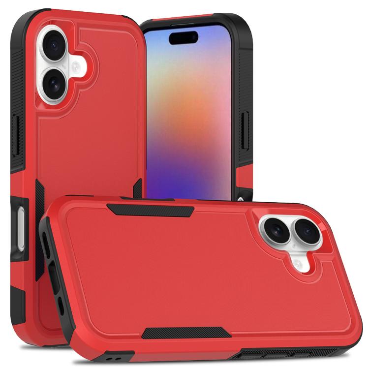 Capa de Telemóvel 2 em 1 em PC + TPU, Para iPhone 17e / 16e, Para iPhone 17 Pro Max, Para iPhone 17 Pro, Para iPhone 17, Para iPhone Air, Para iPhone 16 Pro Max, Para iPhone 16 Pro, Para iPhone 16 Plus