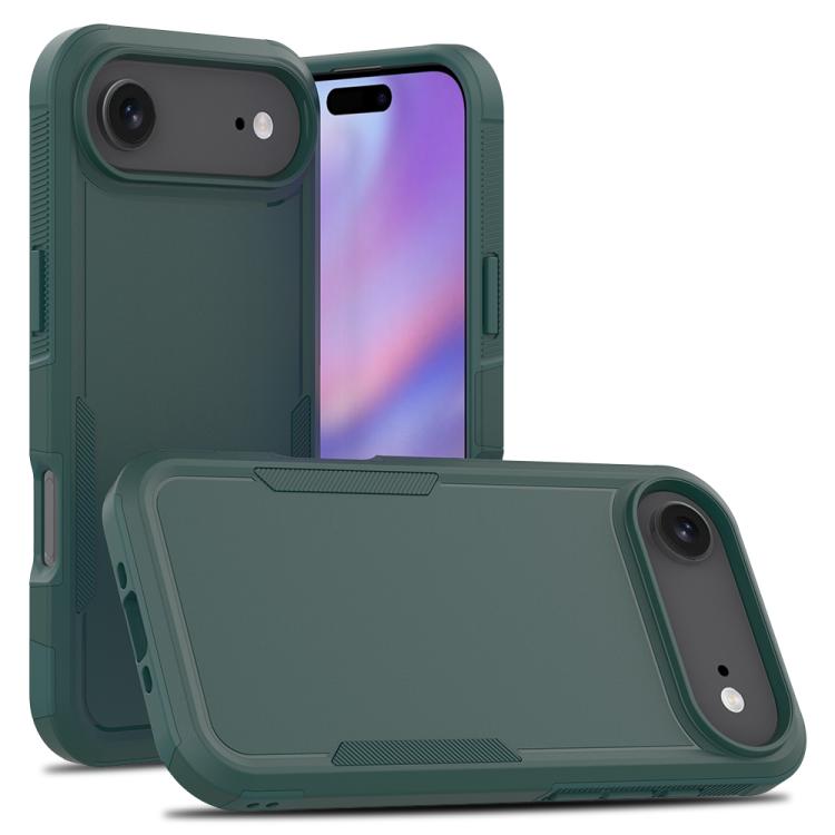 Capa de Telemóvel 2 em 1 em PC + TPU, Para iPhone 17e / 16e, Para iPhone 17 Pro Max, Para iPhone 17 Pro, Para iPhone 17, Para iPhone Air, Para iPhone 16 Pro Max, Para iPhone 16 Pro, Para iPhone 16 Plus