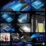 Unihertz Tank 3 Pro 5G / 8849, Projetor, Câmara 200MP, Visão Noturna, Bateria 23800mAh, 6,79 polegadas Android 13 Dimensity 8200 Octa Core, Rede: 5G, 16GB+512GB