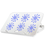 ICE COOREL Notebook Computer Base Speed Control Silent Six-fan Cooling Holder Cooling Rack, Style: Premium Edition, Style: Premium Edition(Lvory), Style: Premium Edition(Dazzling Red), Style: Premium Edition(Charm Powder), Style: Premium Edition(Black)