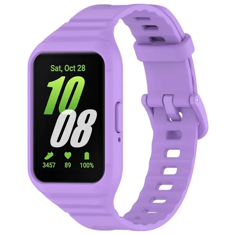 Correia de Relógio Integrada em TPU de Cor Sólida, Para Samsung Galaxy Fit 3
