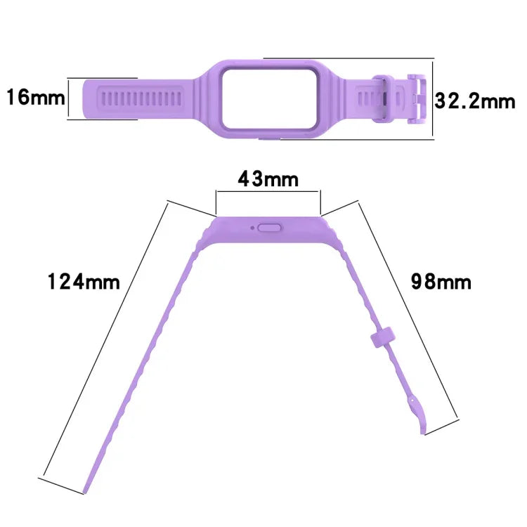 Correia de Relógio Integrada em TPU de Cor Sólida, Para Samsung Galaxy Fit 3
