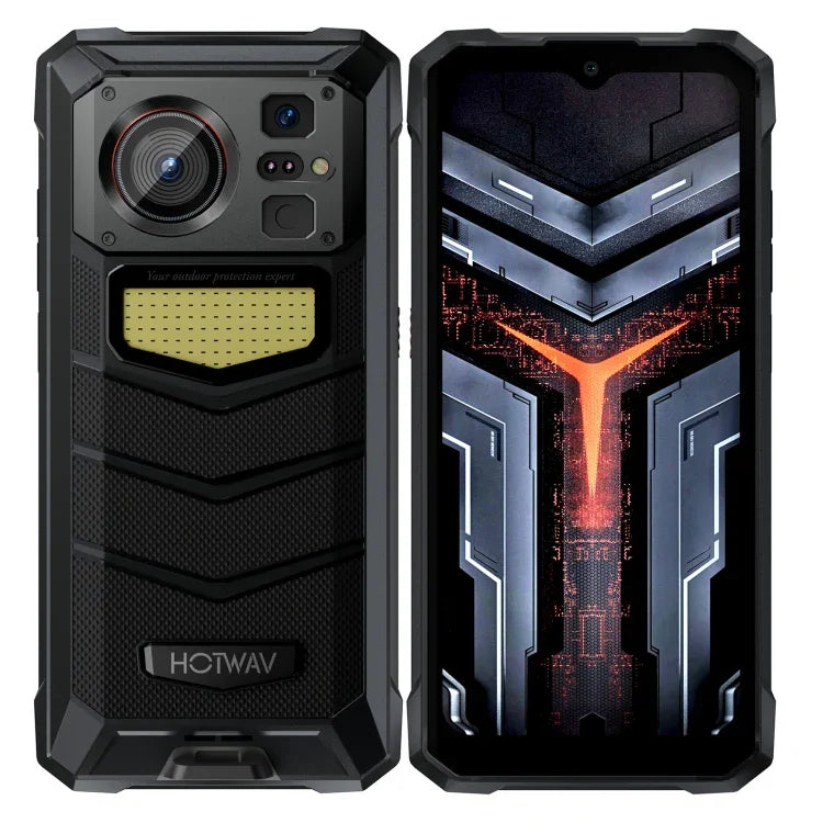 HOTWAV W11 Telefone Rugged, Visão Noturna, 20800mAh, 6,6 polegadas Android 13 MT8788 Octa Core, Rede: 4G, OTG, Gravação de chamadas, 6GB+256GB