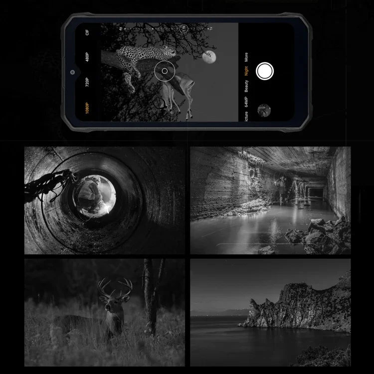 HOTWAV W11 Telefone Rugged, Visão Noturna, 20800mAh, 6,6 polegadas Android 13 MT8788 Octa Core, Rede: 4G, OTG, Gravação de chamadas, 6GB+256GB