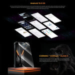 HOTWAV W11 Telefone Rugged, Visão Noturna, 20800mAh, 6,6 polegadas Android 13 MT8788 Octa Core, Rede: 4G, OTG, Gravação de chamadas, 6GB+256GB