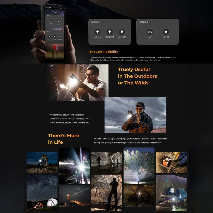 HOTWAV W11 Telefone Rugged, Visão Noturna, 20800mAh, 6,6 polegadas Android 13 MT8788 Octa Core, Rede: 4G, OTG, Gravação de chamadas, 6GB+256GB