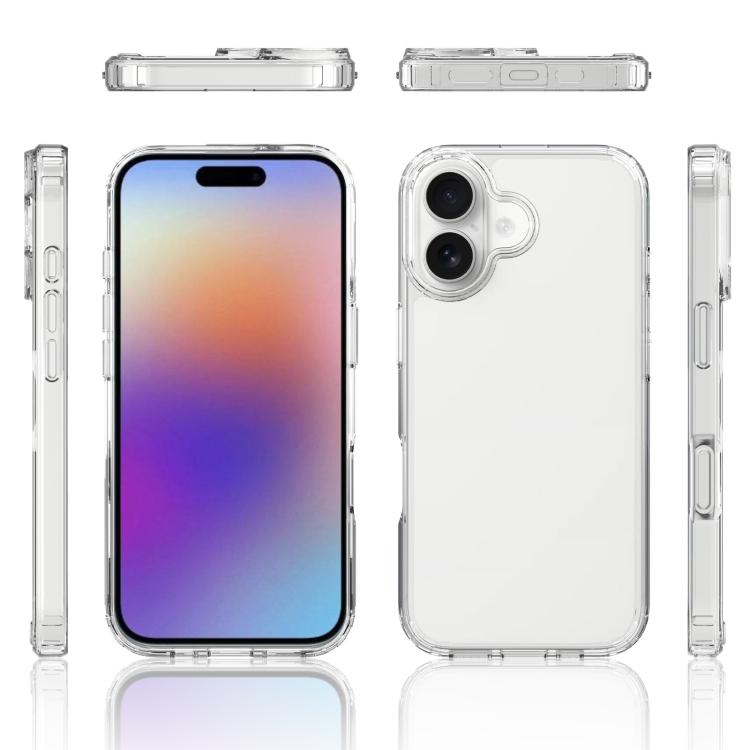 Capa de telemóvel em TPU acrílico resistente a riscos, para iPhone 17e / 16e, para iPhone 17 Pro Max, para iPhone 17 Pro, para iPhone 17, para iPhone Air, para iPhone 16 Pro Max, para iPhone 16 Pro, para iPhone 16 Plus, para iPhone 16