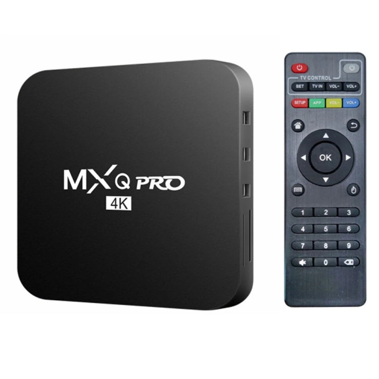 MXQ Pro RK3228A CPU Quad-Core 4K HD Set-Top Box de Rede, 2GB+16GB