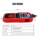 KONNWEI KW851 2 in 1 Car OBDll Scanner Diagnostic Tool Oil Service Light Reset, KW851