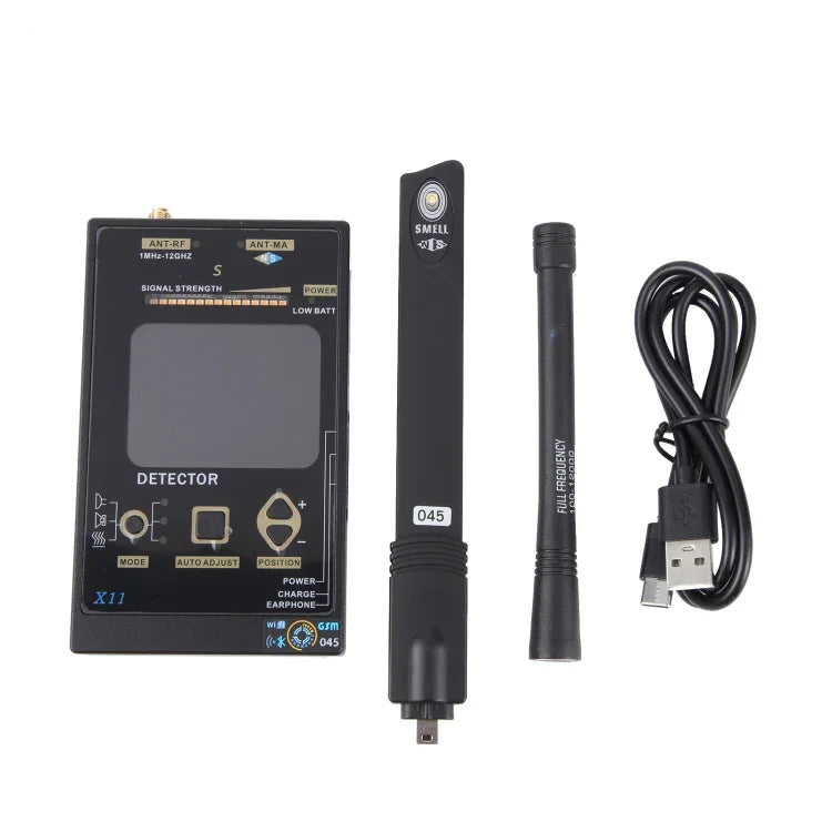 Detetor Multifuncional X11 Anti-Espionagem Anti-Gravação Anti-Rastreador, X11