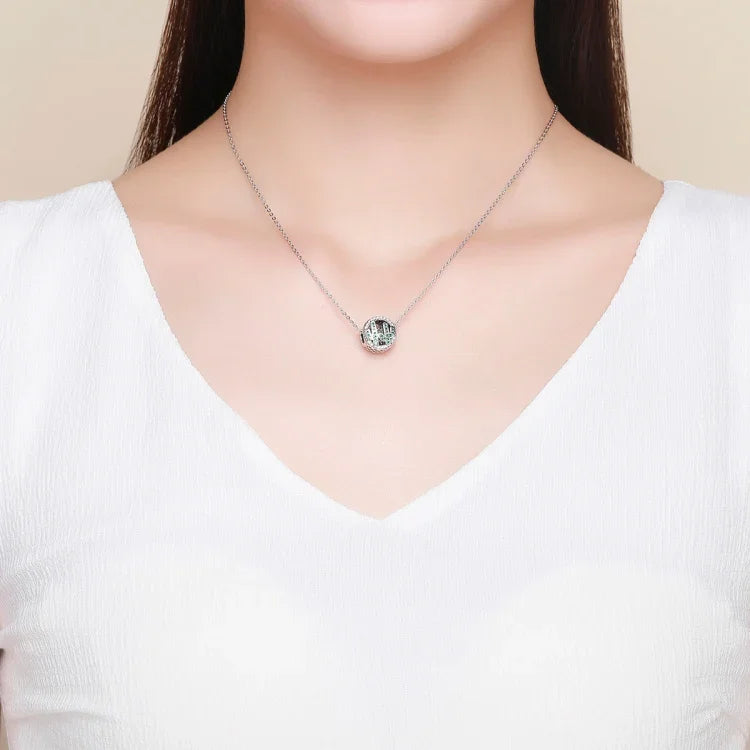 Pendente em Prata Esterlina S925 Contas Cacto Vigor Acessórios para Pulseira e Colar DIY