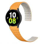 Correia de relógio em silicone magnética com loop bicolor, para Samsung Galaxy Watch 6 / 5 / 4