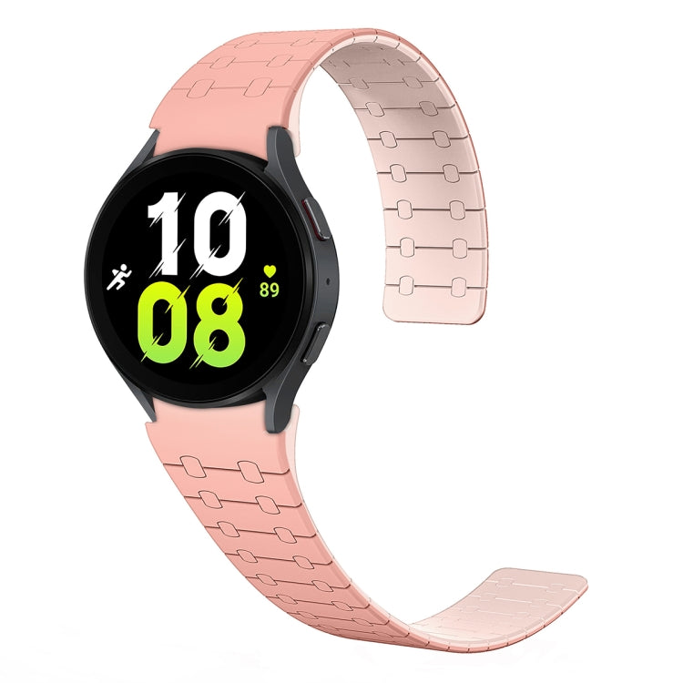 Correia de relógio em silicone magnética com loop bicolor, para Samsung Galaxy Watch 6 / 5 / 4