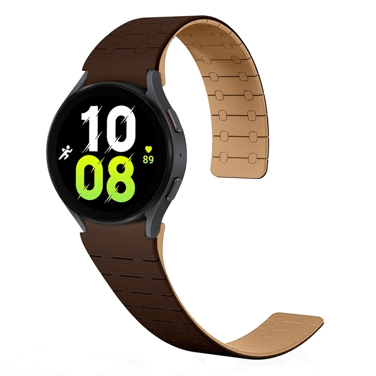 Correia de relógio em silicone magnética com loop bicolor, para Samsung Galaxy Watch 6 / 5 / 4