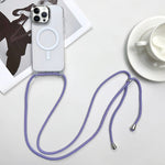 Capa de Telemóvel Magnética MagSafe PC + TPU com Cordão, Para iPhone 14 Pro Max, Para iPhone 13 Pro Max, Para iPhone 13 Pro, Para iPhone 13