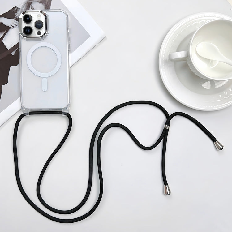 Capa de Telemóvel Magnética MagSafe PC + TPU com Cordão, Para iPhone 14 Pro Max, Para iPhone 13 Pro Max, Para iPhone 13 Pro, Para iPhone 13