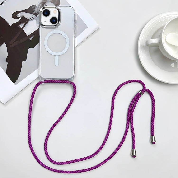 Capa de Telemóvel Magnética MagSafe PC + TPU com Cordão, Para iPhone 14 Pro Max, Para iPhone 13 Pro Max, Para iPhone 13 Pro, Para iPhone 13